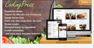 Cooking Press - Food Recipe Wordpress Theme