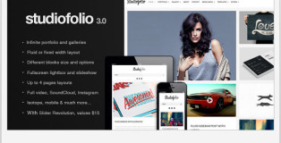 Studiofolio - Responsive Image Gallery WordPress Theme