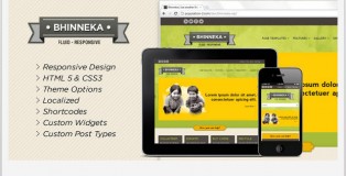 Bhinneka -Responsive Non Profit WordPress Theme