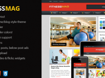 Fitness Magazine – Responsive WordPress Theme