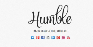 Humble - Responsive Writer WordPress Theme