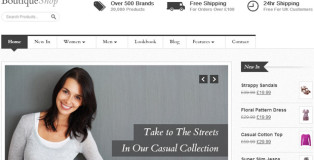 WordPress Responsive Theme for Boutique Websites