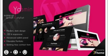 Yasmin - WordPress Themes for Makeup Artists