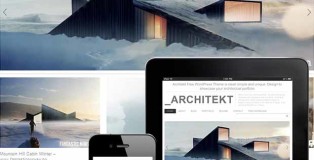 WordPress Responsive Theme for Architecture Portfolio