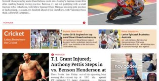 WordPress Responsive Theme for Sports Magazines