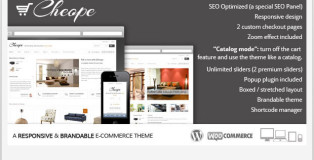 Cheope Shop - Store WordPress Theme