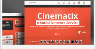 Cinematix -Responsive Buddypress WordPress Theme