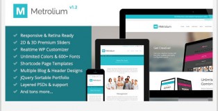 Metrolium -Responsive Metro WordPress Theme